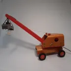 Tafellamp Van Vintage Speelgoed Hijskraan thumbnail 6