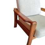 Vintage Teakhouten Deense Fauteuil thumbnail 7