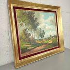 Piet Mees - Landschap Schilderij thumbnail 6