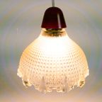 Erco Leuchten - Germany - Hanglamp - Holophane Stijl - Space Age - Kristal - 70'S thumbnail 2