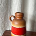 Vintage Scheurich Wgp Vaas Met Klein Handvat - 413-20 - West German Art Pottery - 60s thumbnail 2