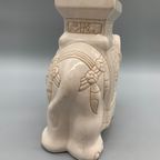 Vintage Olifant Keramiek Plantentafeltje 70's thumbnail 4