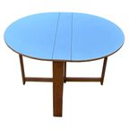 Vintage Ronde Scandinavische Opklapbare Eettafel Design thumbnail 19