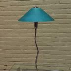 Vintage Frost Glass Tafellamp, Groen/blauw thumbnail 22