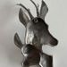 Metaal Tin ? Vintage Jaren 50 Wand Sculptuur Mid Century