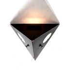Zwart Metalen 'Night Owl' Wandlamp Voor Raak, Nederland Jaren 60 thumbnail 6