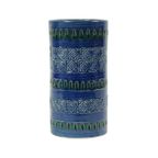 Vintage Italiaanse Vaas Ceramiche Minerva Blauw Keramiek thumbnail 3