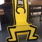 Keith Haring Kinderstoel / Decoratief Object Geel (nieuw!) thumbnail 15