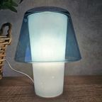 Ikea Gavik Glazen Blauwe Lamp thumbnail 3