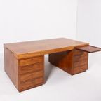 Monumental Danish Modern Executive Desk From C.b. Hansens Etabl., 1960’s thumbnail 15