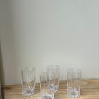 4 X Crystal Longdrink Water Glasses thumbnail 2