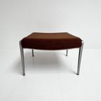 Zeldzame Fauteuil Met Voetenbank Toegeschreven Aan Gispen thumbnail 19