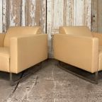 Mare Artifort Fauteuils (4x) - Design Klassiekers. Leder. thumbnail 6