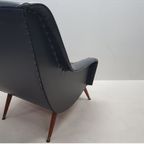 Vintage Mid Century Italiaanse Fauteuil thumbnail 4