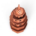Ceramic / Terracotta / Pagode Lamp 1970's Height 70 Depth 40 Cm thumbnail 5
