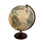 Jro Globe - Ca. 1960 - German Made - Illuminated And Tripod Base thumbnail 5