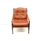 Vintage Leren Fauteuil Van Ulferts Sweden Gemaakt In De Jaren '70 thumbnail 9