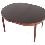 Palissander Ovalen Verlengbare Eettafel Tafel 'trespring' Vintage thumbnail 10