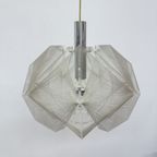 Paul Secon For Sompex Clear Wire Hanging Lamp , 1970S Germany thumbnail 12