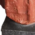 Ernest Patris Terracotta Beeld. 1909-1981 thumbnail 8