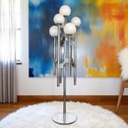 Gaetano Sciolari Chrome Staande Lamp - Jaren 70 thumbnail 17