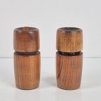 Vintage Catalina Teak Pepermolen & Zout Japan Scandinavisch thumbnail 2