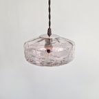 Suspensie In Licht Gerookt Gebarsten Glas, 1970 thumbnail 4