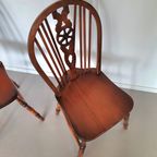 4 X Wheelback / Windsor Chairs / Marked thumbnail 3