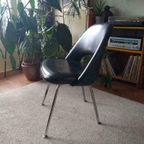 Vintage Knoll Eero Saarinen Conference Stoel, Zwart thumbnail 9