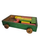 Dutch Design - Blokkenwagen - Ko Verzuu Voor Ado - 1950 thumbnail 4