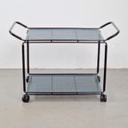 Vintage Trolley Serveerwagen Niels Gammelgaard Bar Cart ‘80 thumbnail 4