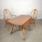 Vintage Ercol Hangoortafel Met Stoelen thumbnail 2