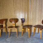 4x Pastoe Stoelen Sb02 Van Cees Braakman thumbnail 2