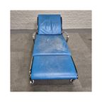 Blauw Lederen Lounge Stoel Futuro 3 Door Massimo Iosa Ghini Voor Moroso - Italië Jaren 80 thumbnail 16