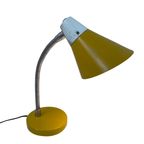 Vintage - Table/Desk Lamp - Original - Yellow And White - Gooseneck thumbnail 3