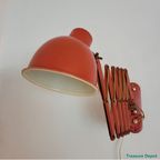Vintage Scissor Lamp Red thumbnail 3