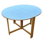 Vintage Ronde Scandinavische Opklapbare Eettafel Design thumbnail 20