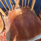 Vintage Brocante Eiken Houten Windsor Chairs Engelse Stoelen thumbnail 13