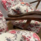 Set Vintage Loungestoelen Van Jindrich Halabala thumbnail 4