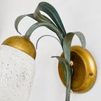 Vintage Wandlamp Bladeren Art Deco Stijl thumbnail 3