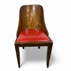 8 X De Coene Frères Chairs By Kortrijkse Kunstwerkstede Art Deco 1930s thumbnail 10