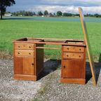 Vintage Eikenhouten Bureau thumbnail 8