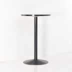 Solidesk Statafel, Gespikkeld Blad, 70 Cm Ø, Zwart, Vaste Hoogte Onderstel thumbnail 2