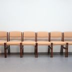 Set Van 6 Vintage Eetkamerstoelen Denemarken Palissander thumbnail 11