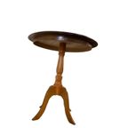 Vintage Rond Houten Bijzettafel / Sidetable thumbnail 9