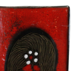 Vintage Wandkeramiek Rode Italiaans Wandbord thumbnail 4