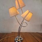 Vintage Design Tafel Lamp Chroom thumbnail 2