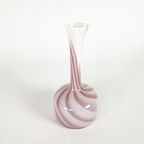 Empoli Glas - Av Hand - Opaline - Mondgeblazen - 50'S - Gevlamd - Swirl - thumbnail 3