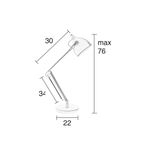 Zuiver Reader Bureaulamp Mat Zwart thumbnail 3