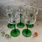 Vintage Luminarc Elzas Wijnglas | Groen - Set Van 6 thumbnail 3